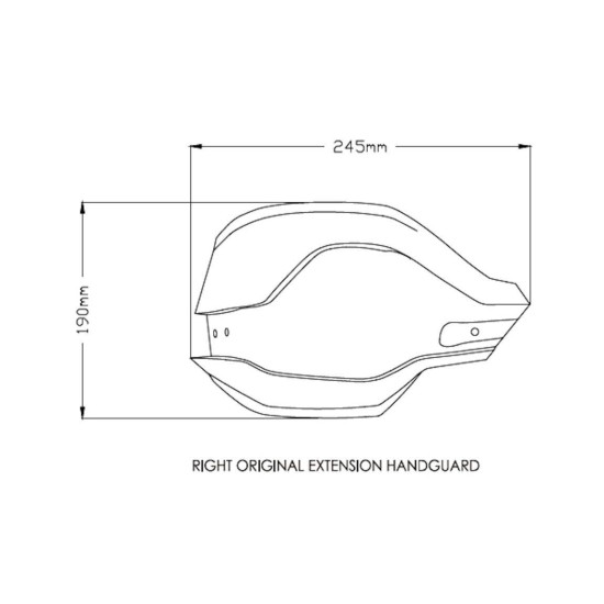 Επεκτάσεις εργοστασιακών χουφτών Puig BMW S 1000 XR διάφανες