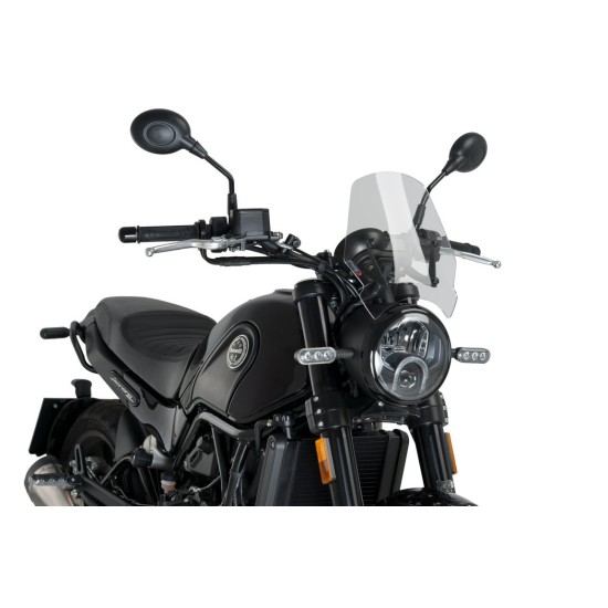 Ζελατίνα Puig New Generation Sport Benelli Leoncino 500 διάφανη Ζελατίνα Puig New Generation Sport Benelli Leoncino 500 διάφανη