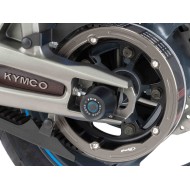 Καπάκι τροχαλίας ιμάντα Puig Kymco AK-550 ασημί