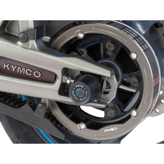 Καπάκι τροχαλίας ιμάντα Puig Kymco AK-550 ασημί