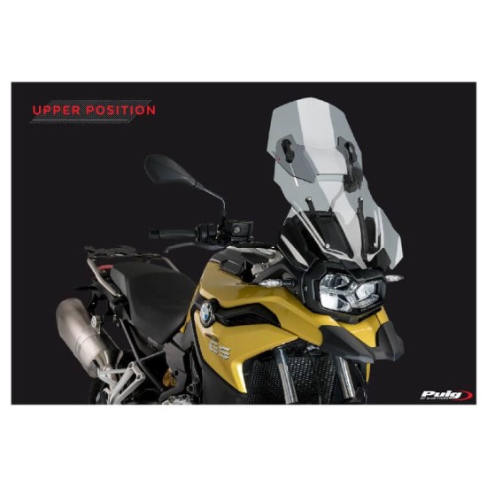 Ζελατίνα Puig Touring-Racing BMW F 750 GS σκούρο φιμέ