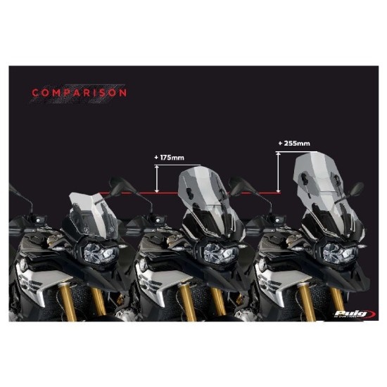 Ζελατίνα Puig Touring-Racing BMW F 850 GS/Adv. ελαφρώς φιμέ