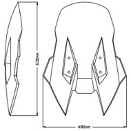 Ζελατίνα Puig Touring Suzuki V-Strom 1050/XT διάφανη