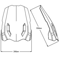 Ζελατίνα Puig Touring Triumph Tiger 900 GT/Rally/Pro σκούρο φιμέ