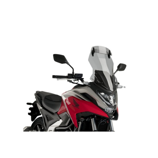 Ζελατίνα Puig Touring με σπόιλερ Honda NC 750 X 21- ελαφρώς φιμέ Ζελατίνα Puig Touring με σπόιλερ Honda NC 750 X 21- ελαφρώς φιμέ