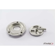 Τάπα ντεποζίτου αγωνιστικού τύπου Puig Suzuki SV650 ABS/X 16- ασημί
