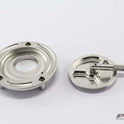Τάπα ντεποζίτου αγωνιστικού τύπου Puig Suzuki SV650 ABS/X 16- ασημί