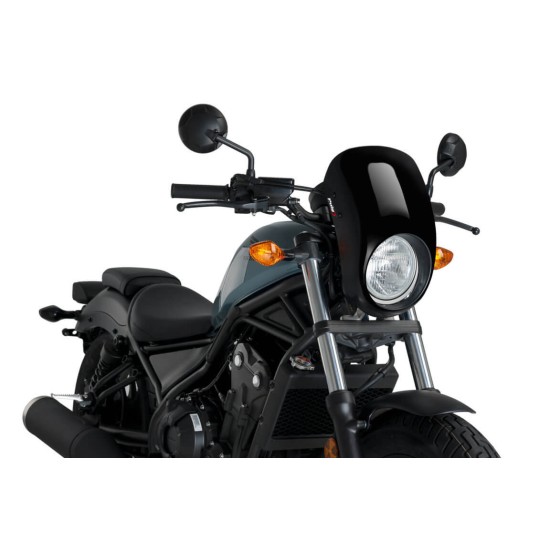 Puig Anarchy semi-fairing Honda CMX 500 Rebel -19 μαύρο