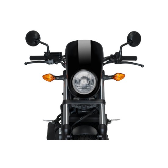 Puig Anarchy semi-fairing Honda CMX 500 Rebel -19 μαύρο