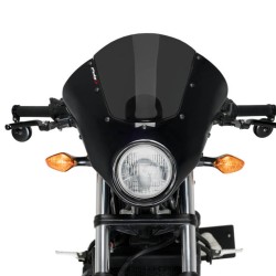 Puig Dark Night semi-fairing Honda CMX 500 Rebel -19 μαύρο ματ με ζελατίνα σκούρο φιμέ