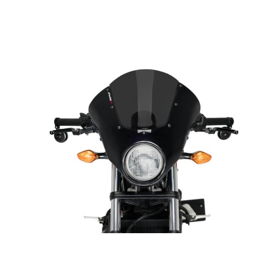 Puig Dark Night semi-fairing Honda CMX 500 Rebel -19 μαύρο με ζελατίνα σκούρο φιμέ Puig Dark Night semi-fairing Honda CMX 500 Rebel -19 μαύρο με ζελατίνα σκούρο φιμέ