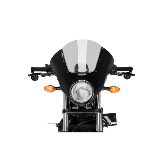Puig Dark Night semi-fairing Honda CMX 500 Rebel -19 μαύρο με ζελατίνα ελαφρώς φιμέ Puig Dark Night semi-fairing Honda CMX 500 Rebel -19 μαύρο με ζελατίνα ελαφρώς φιμέ