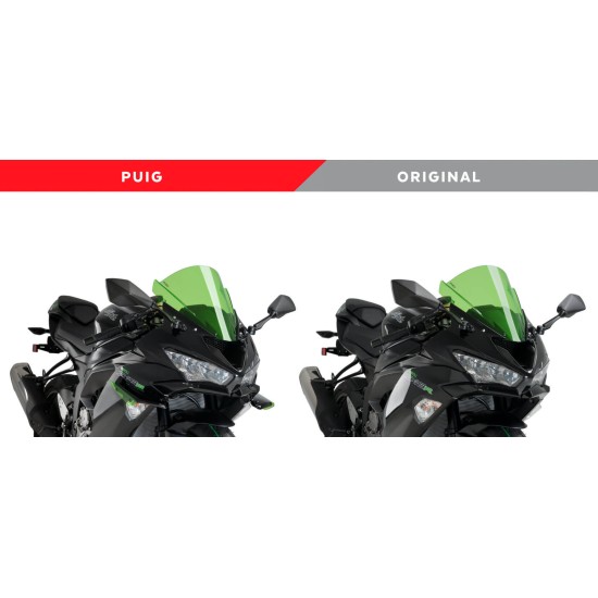 Φτεράκια κάθετης δύναμης Puig Kawasaki ZX-6R 636 19- πράσινα Φτεράκια κάθετης δύναμης Puig Kawasaki ZX-6R 636 19- πράσινα