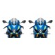 Φτεράκια κάθετης δύναμης Puig Suzuki GSX-R 1000/R 17- μαύρα