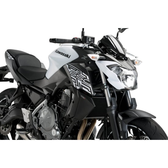 Πλαϊνά καλύμματα ψυγείου Puig Kawasaki Z 650 μαύρα ματ Πλαϊνά καλύμματα ψυγείου Puig Kawasaki Z 650 μαύρα ματ