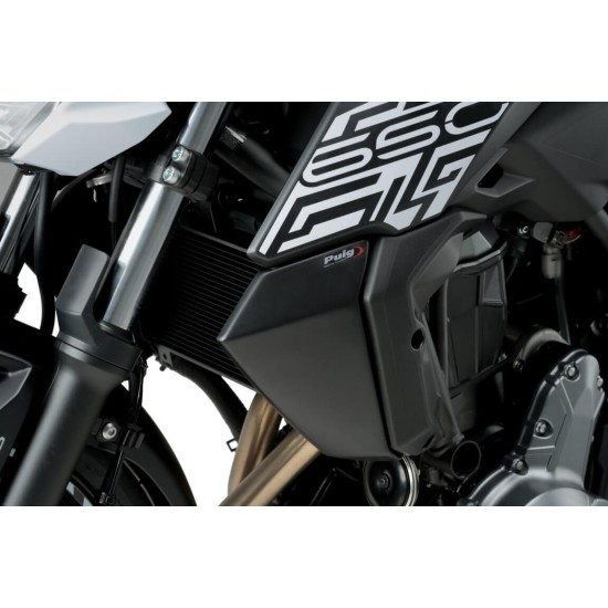 Πλαϊνά καλύμματα ψυγείου Puig Kawasaki Z 650 μαύρα ματ Πλαϊνά καλύμματα ψυγείου Puig Kawasaki Z 650 μαύρα ματ