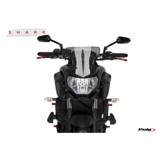 Ζελατίνα Puig Shark Yamaha MT-09 -16 ελαφρώς φιμέ Ζελατίνα Puig Shark Yamaha MT-09 -16 ελαφρώς φιμέ