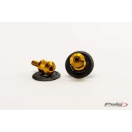 Αναμονές βάσεων πίσω σταντ (bobbins) Puig Pro Yamaha Tracer 9/GT χρυσές