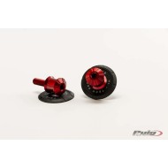 Αναμονές βάσεων πίσω σταντ (bobbins) Puig Pro Yamaha Tracer 9/GT κόκκινες