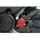 Πίσω καπάκι κινητήρα Puig Yamaha T-MAX 530 κόκκινο