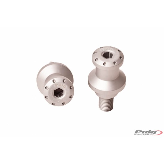 Αναμονές βάσεων πίσω σταντ (bobbins) Puig BMW S 1000 XR ασημί -19