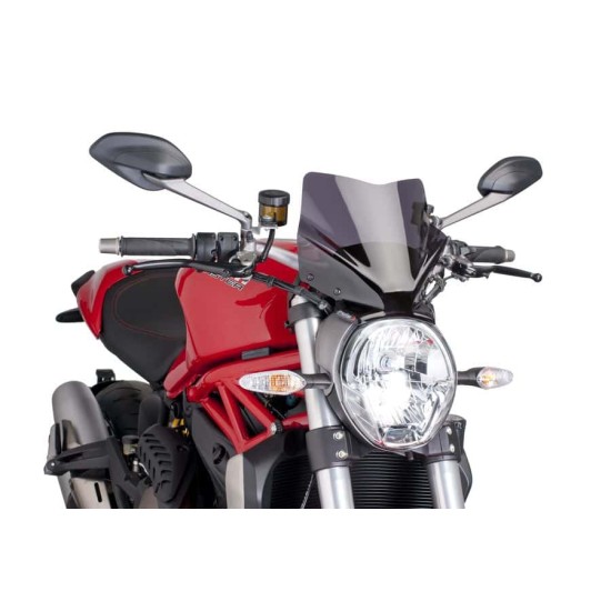 Ζελατίνα Puig Naked New Generation Sport Ducati Monster 821 σκούρο φιμέ Ζελατίνα Puig Naked New Generation Sport Ducati Monster 821 σκούρο φιμέ