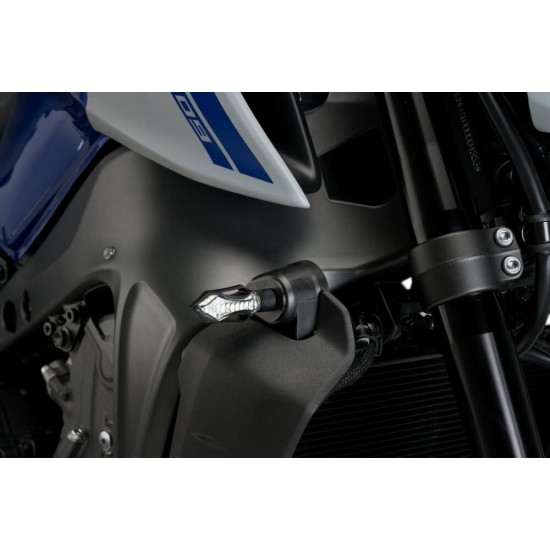 Καλύμματα κενού βάσης φλας PUIG Yamaha MT-09/SP 21- μαύρο