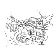 Τάπες υποπλαισίου (σετ) Pyramid BMW R nine T 17-