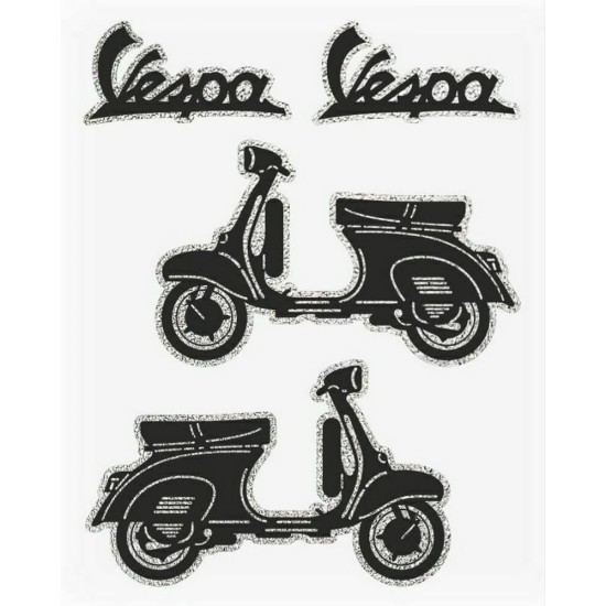 Αυτοκόλλητα σετ Vespa 10 x 12 εκ.