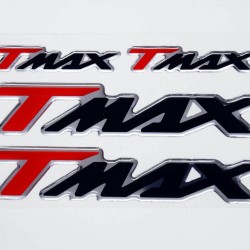 Αυτοκόλλητα Yamaha T-MAX 3D κόκκινα-μαύρα