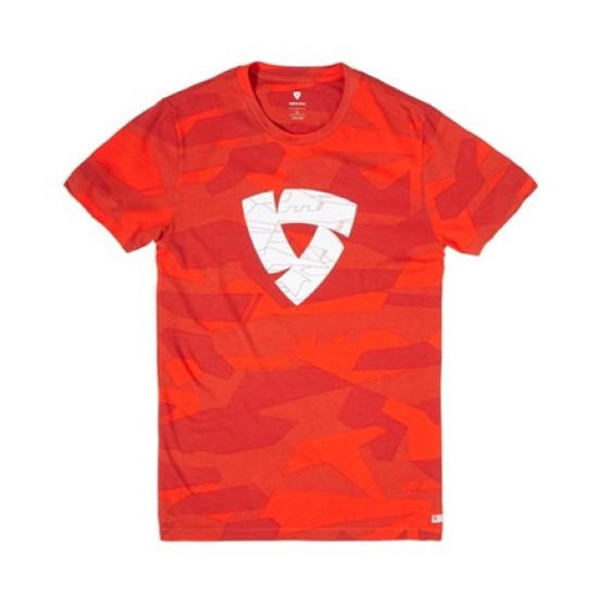 T-shirt RevIT Chester camo κόκκινο