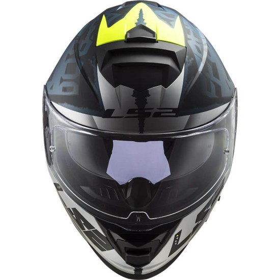 Κράνος LS2 Storm FF800 Sprinter ασημί cobalt μαύρο ματ Κράνος LS2 Storm FF800 Sprinter ασημί cobalt μαύρο ματ