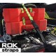 Ελαστικοί ιμάντες ρυθμιζόμενοι ROKStraps 45-150 εκ. πράσινοι-μαύροι (σετ των 2 - 25 χιλ πλάτος)