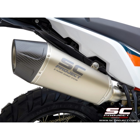 Τελικό εξάτμισης SC-Project X-Plorer II KTM 790 Adventure/R τιτάνιο-carbon -20