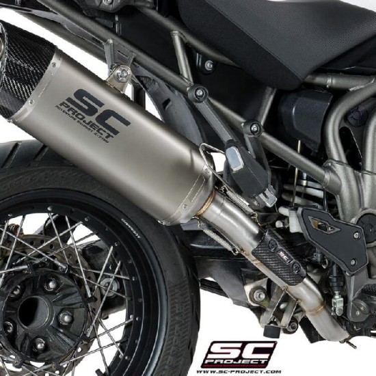 Τελικό εξάτμισης SC-Project Adventure Triumph Tiger Explorer 1200 XC/XR 16-17 τιτάνιο-carbon Τελικό εξάτμισης SC-Project Adventure Triumph Tiger Explorer 1200 XC/XR 16-17 τιτάνιο-carbon