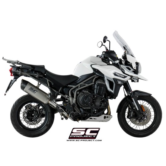 Τελικό εξάτμισης SC-Project Adventure Triumph Tiger Explorer 1200 XC/XR 16-17 τιτάνιο-carbon Τελικό εξάτμισης SC-Project Adventure Triumph Tiger Explorer 1200 XC/XR 16-17 τιτάνιο-carbon