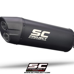 Τελικό εξάτμισης SC-Project Adventure Honda NT 1100 μαύρο ματ-carbon