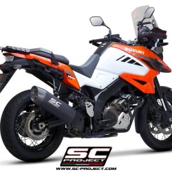 Τελικό εξάτμισης SC-Project Adventure Suzuki V-Strom 1050 XT μαύρο ματ - carbon 