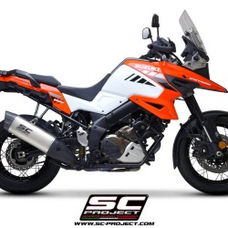 Τελικό εξάτμισης SC-Project Adventure Suzuki V-Strom 1050 XT τιτάνιο - carbon 