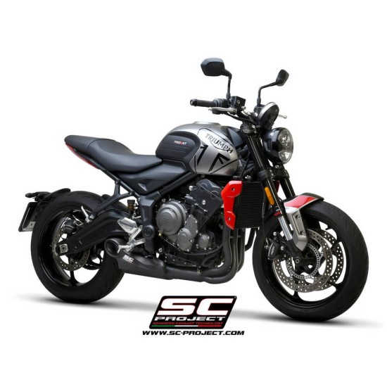 Σύστημα εξάτμισης 3 σε 1 SC-Project Triumph Trident 660 μαύρο ματ