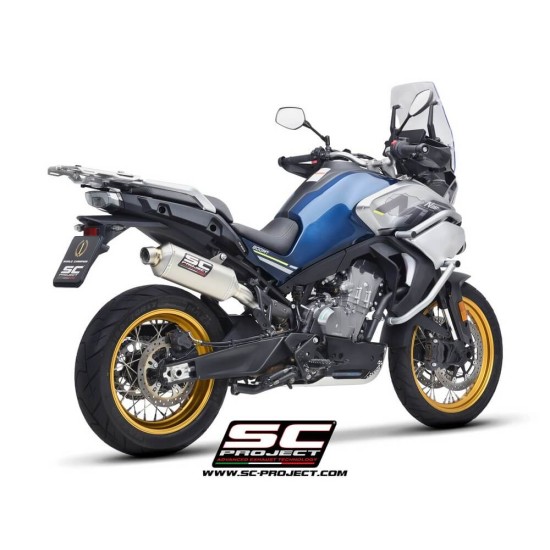 Τελικό εξάτμισης SC-Project Rally Raid CFMoto 800MT τιτάνιο Τελικό εξάτμισης SC-Project Rally Raid CFMoto 800MT τιτάνιο