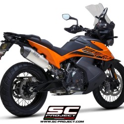 Τελικό εξάτμισης SC-Project X-Plorer II KTM 890 Adventure/R τιτάνιο-carbon