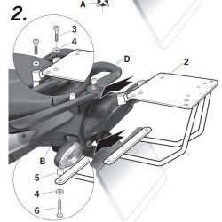 Βάση topcase SHAD BMW F 800 ST -12
