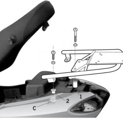 Βάση topcase SHAD Piaggio Fly 50-125-150 -12