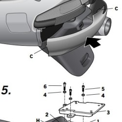 Βάση topcase SHAD Suzuki Burgman 650 Executive 04-