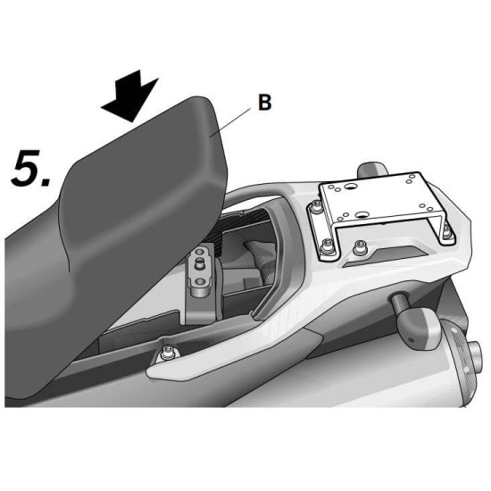 Βάση topcase SHAD Suzuki DL 1000 V-Strom -13