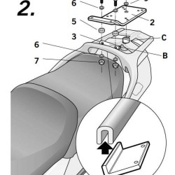 Βάση topcase SHAD Yamaha FJR 1300 -05