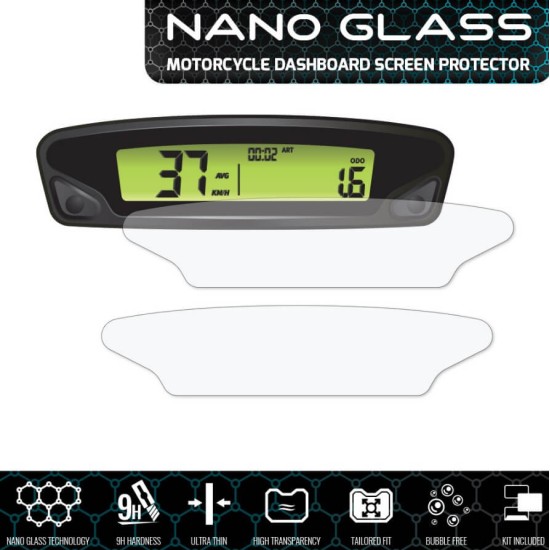 Nano glass για προστασία TFT οθόνης KTM 690 Enduro/R 19-20 (σετ 2 ultra clear) Nano glass για προστασία TFT οθόνης KTM 690 Enduro/R 19-20 (σετ 2 ultra clear)