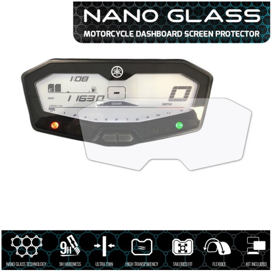 Nano glass για προστασία οργάνων Yamaha MT-07 -20 (σετ 2 ultra clear) Nano glass για προστασία οργάνων Yamaha MT-07 -20 (σετ 2 ultra clear)