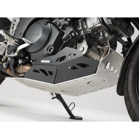 Ποδιά κινητήρα SW-Motech Suzuki DL 1000 V-Strom 14- μαύρο-ασημί (χωρίς κάγκελα)